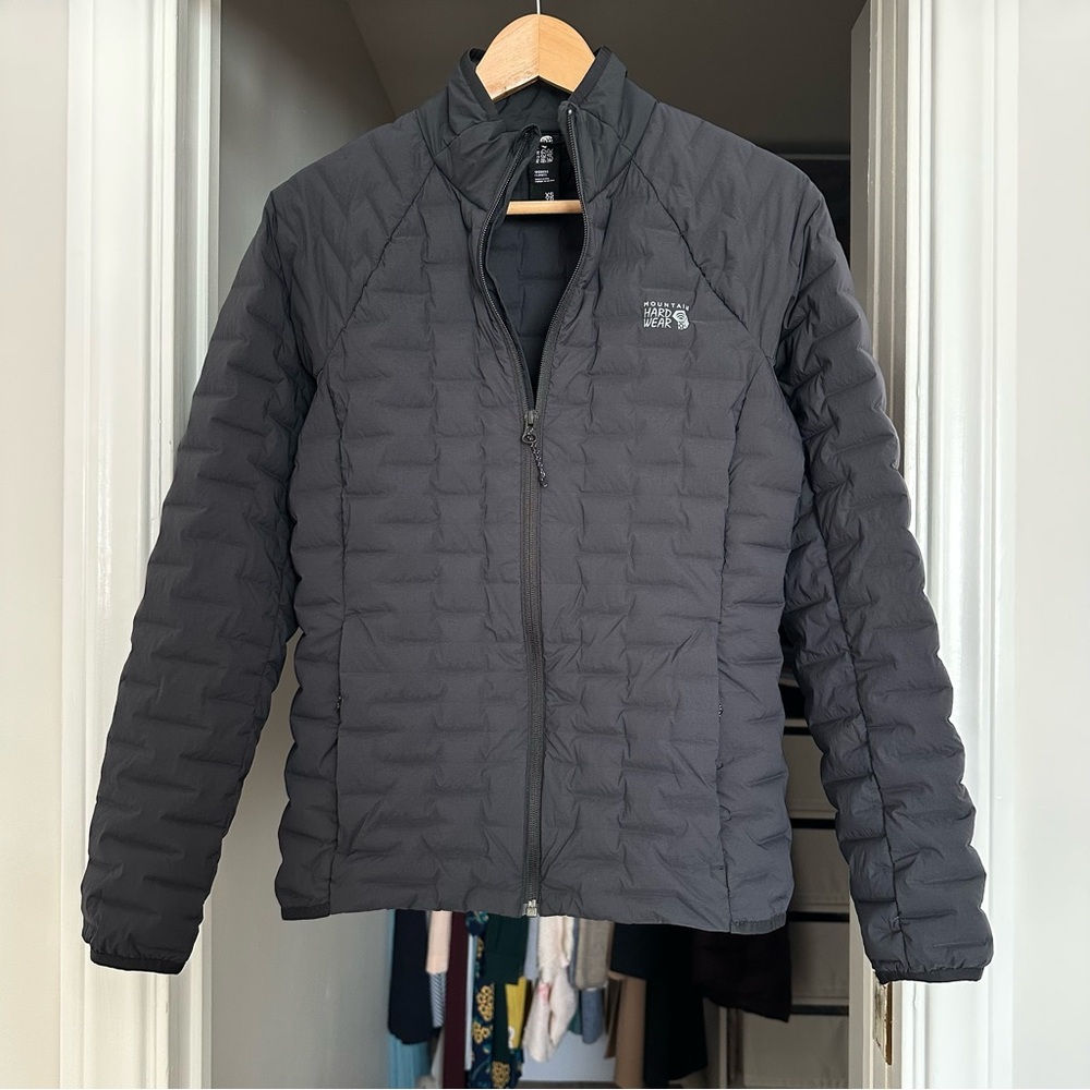 Like New! Mountain Hardwear Stretchdown Light Jacket, Black, Size XS